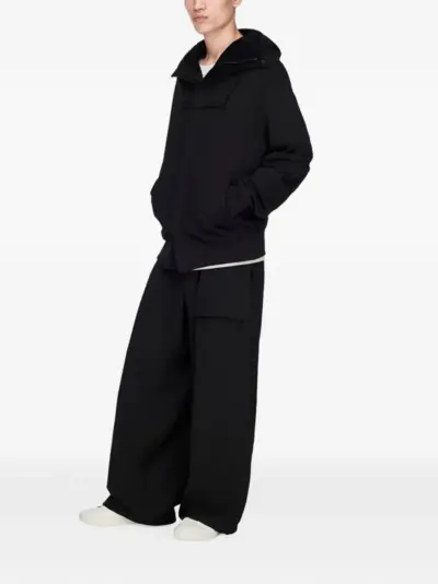 Y-3 French Terry Ninja cotton hoodie - Black
