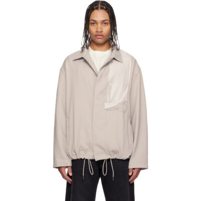 Y-3 Gray Utility Blouson Jacket