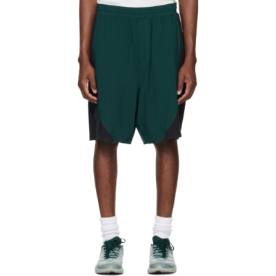 Y-3 Green Ultralight Woven Shorts