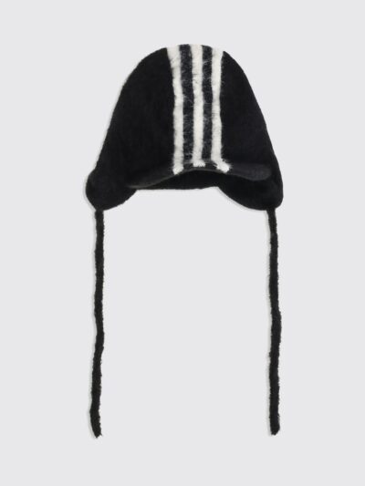 Y-3 Striped Polyamide Baseball Cap with Rigid Visor and Logo