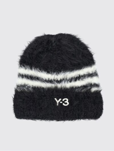 Y-3 Striped Recycled Polyester Bucket Hat with Logo