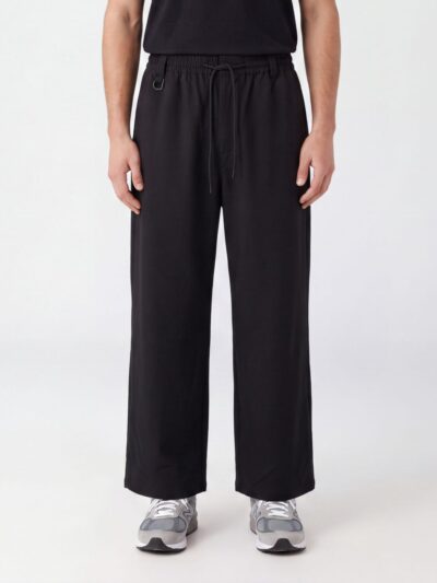 Y-3 Wool-Blend Jogging Trousers with Drawstring and Belt Loops