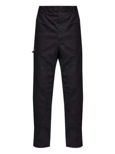 Y-3 buckle-fastening panelled trousers - Black