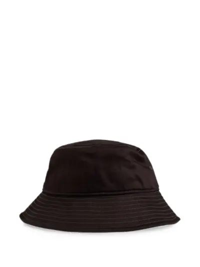 Y-3 logo-embroidered bucket hat - Black