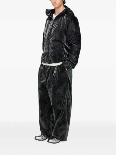 Y-3 marble-print windbreaker - Black