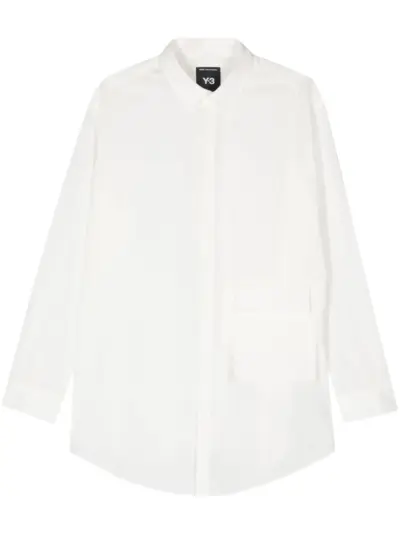 Y-3 pocket-detail shirt - White
