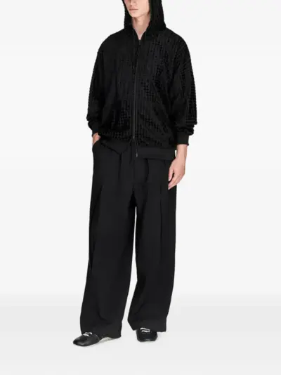 Y-3 reversible hooded track jacket - Black