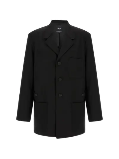 Y-3 wool Chore coat - Black