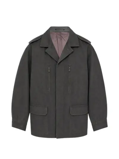 Yohji Yamamoto military field coat - Grey