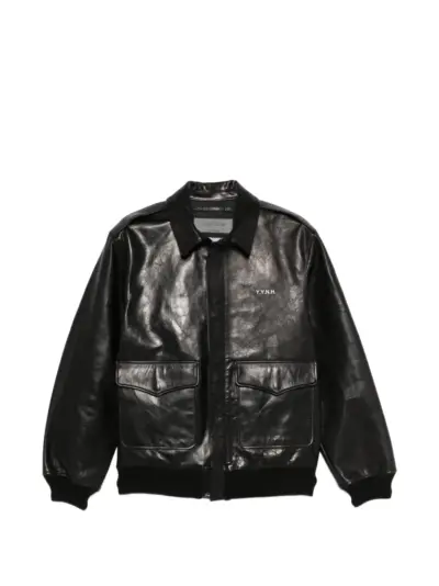 Yohji Yamamoto x Neighborhood leather jacket - Black