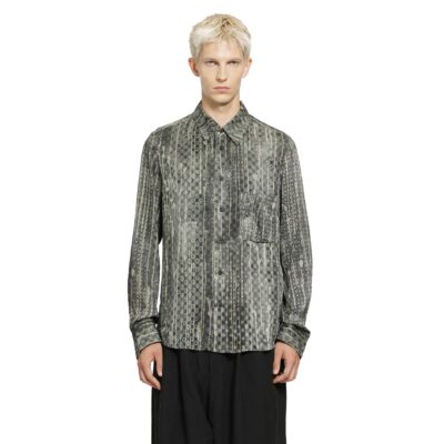 Ziggy Chen Claassic Digital Print Shirt