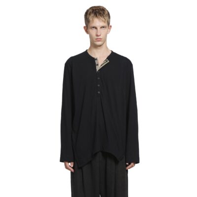 Ziggy Chen Classic Henley-Neck T-Shirt