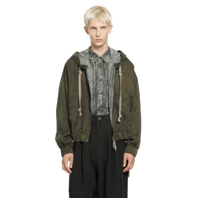 Ziggy Chen Croppped Full Zip Hoodie