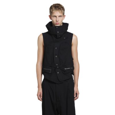Ziggy Chen High-Neck Utility Vest