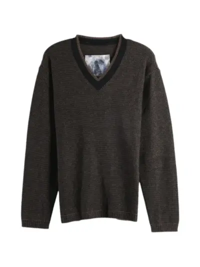 Ziggy Chen V-neck sweater - Brown