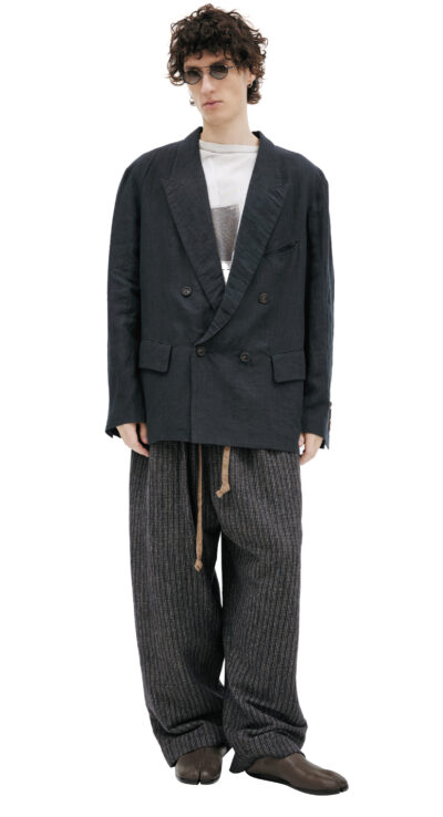 Ziggy Chen double-breasted jacket with curved seams