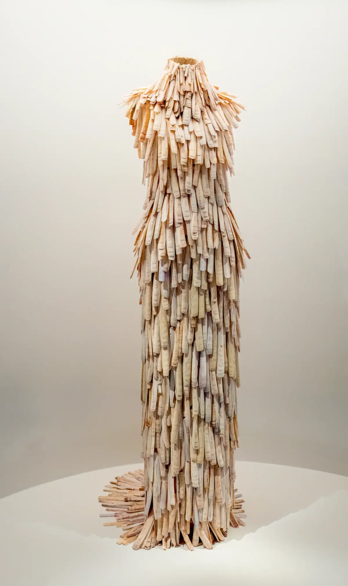 Alexander McQueen razor clamshell gown from the Spring/Summer 2001 VOSS collection exhibited at The Met