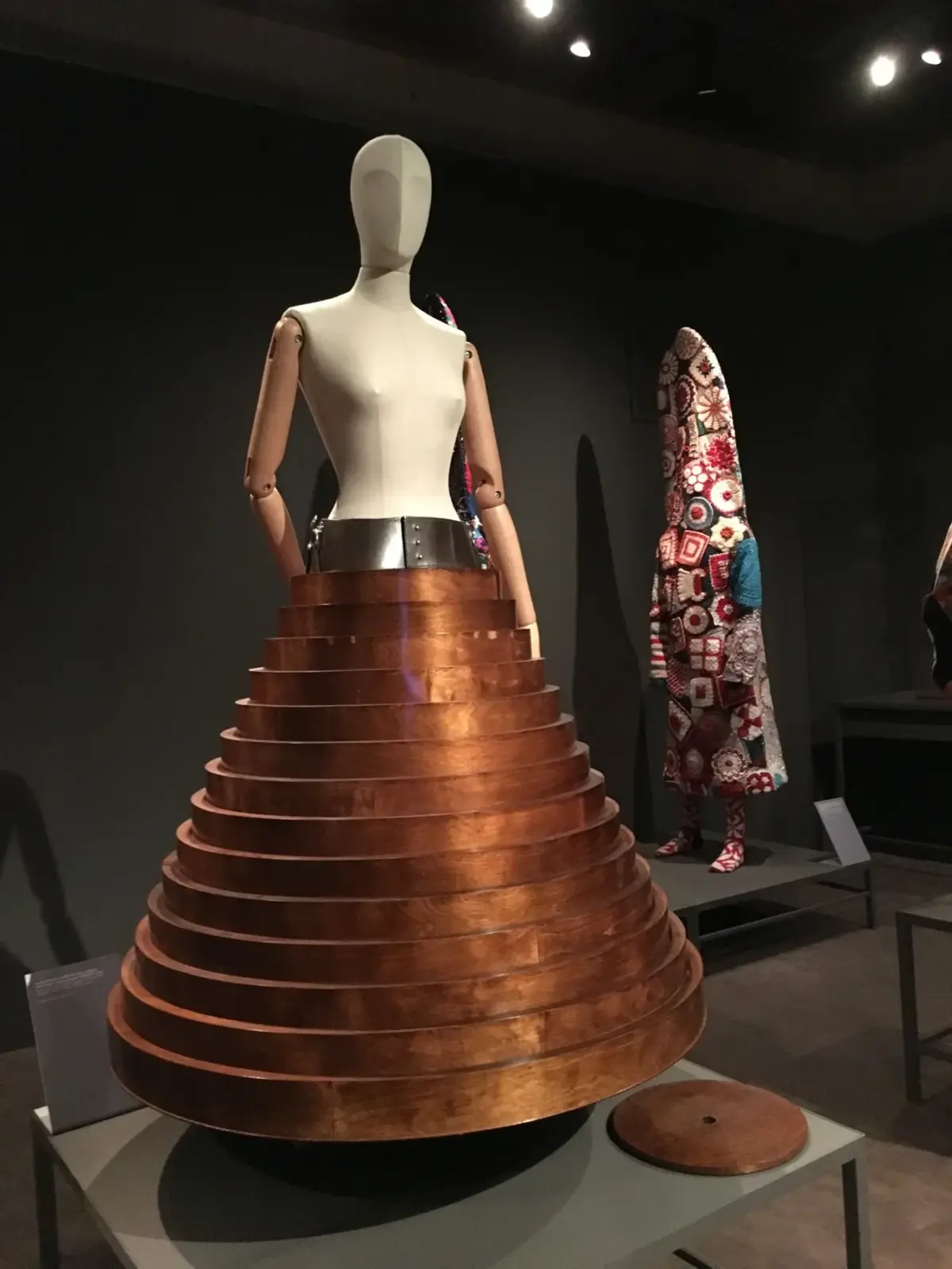 Hussein Chalayan telescopic coffee table skirt from Autumn/Winter 2000 Afterwords