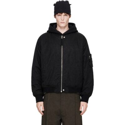 thom/krom Black 'M J 93' Bomber Jacket